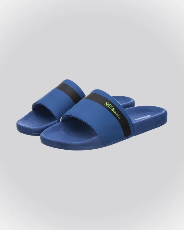 Chinelo Slide Azul Listra Renov - Image 2
