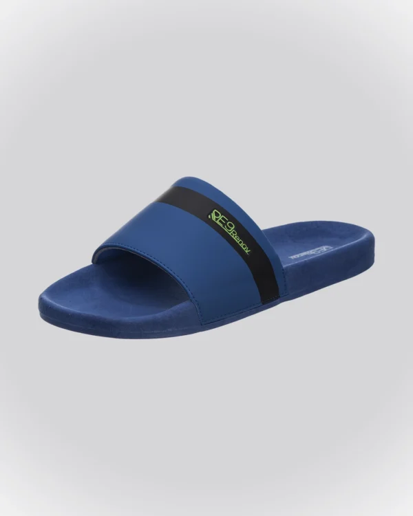 Chinelo Slide Azul Listra Renov - Image 3
