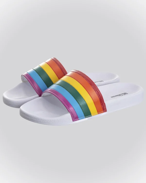 Chinelo Slide Branco Arco Íris Renov - Image 2