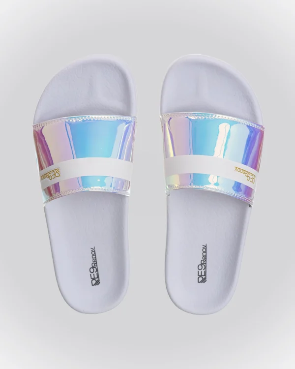 Chinelo Slide Furta Cor Listra Metalico Renov. A elegância que descreve o chinelo!
