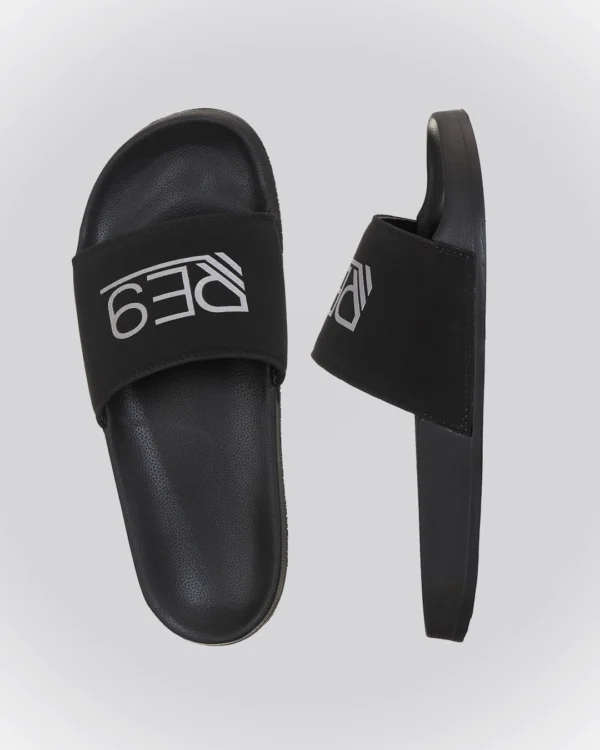 Chinelo Slide Preto/Prata RE9 Renov EVA Leve - Image 2