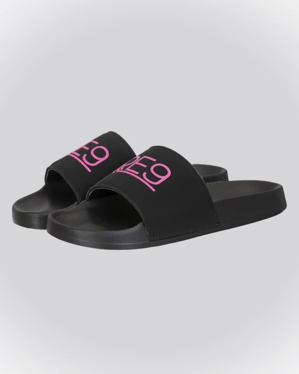 Chinelo Slide Preto/Rosa RE9 Renov EVA Leve - Image 3