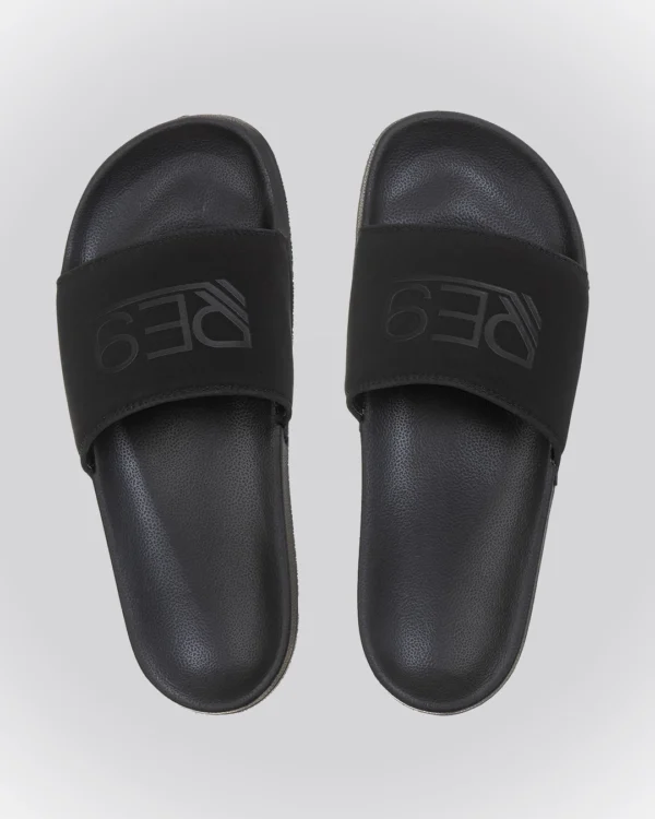Chinelo Slide Preto EVA Leve discreto mas elegante