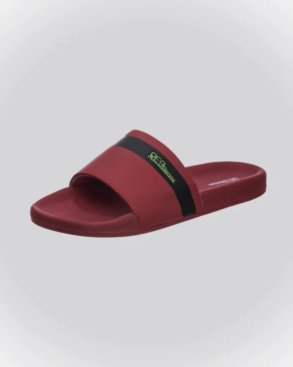 Chinelo Slide Vermelho Listra Renov - Image 3