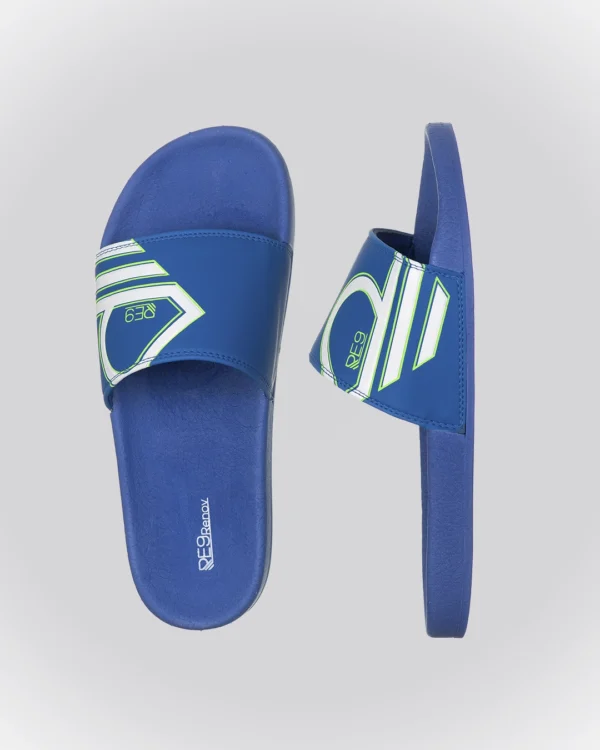 Chinelo Slide Azul R Lateral Renov - Image 2