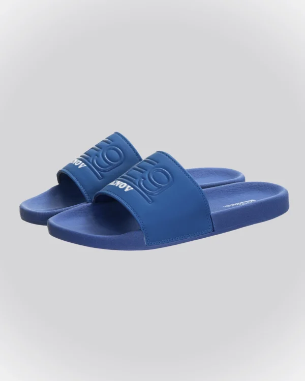 Chinelo Slide Azul RE9 Relevo Renov - Image 3