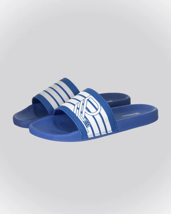 Chinelo Slide 4Listras Azul Renov - Image 3
