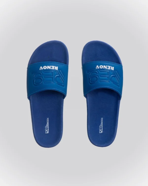 Slide Azul Relevo Infantil um chinelo que faz conquistar o céu