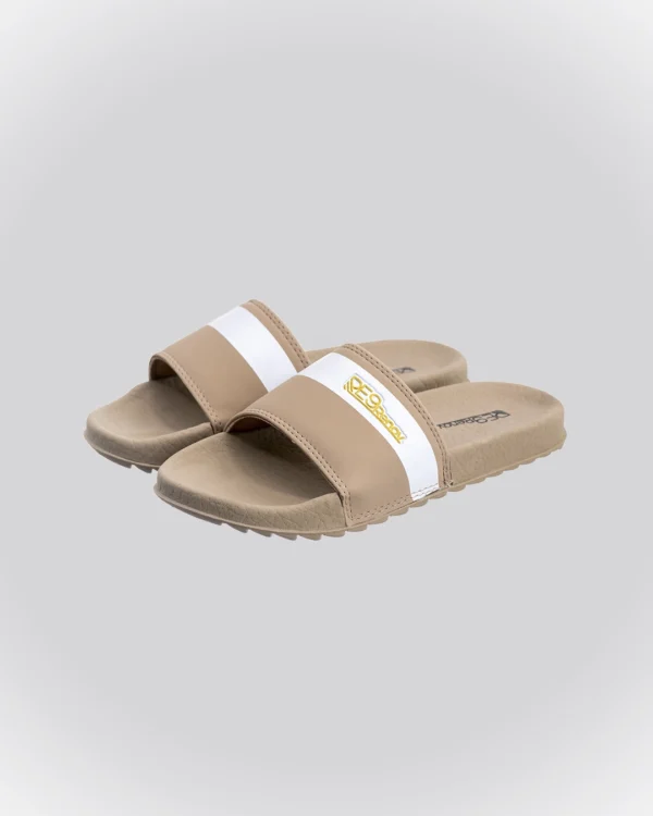 Chinelo Slide Bege Listra RE9 Infantil - Image 3