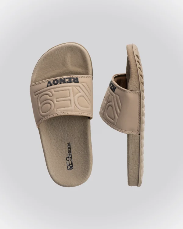 Chinelo Slide Bege RE9 Relevo Infantil - Image 2