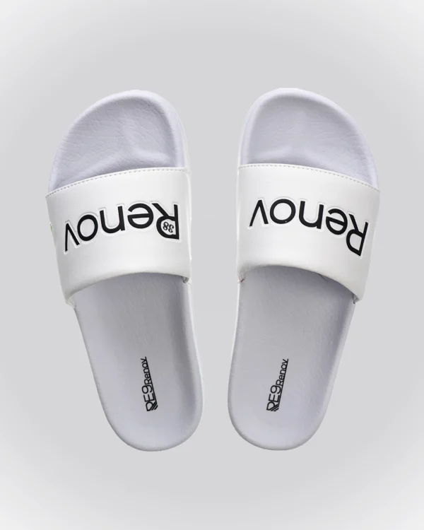 Chinelo Slide Branco Renov seja renov