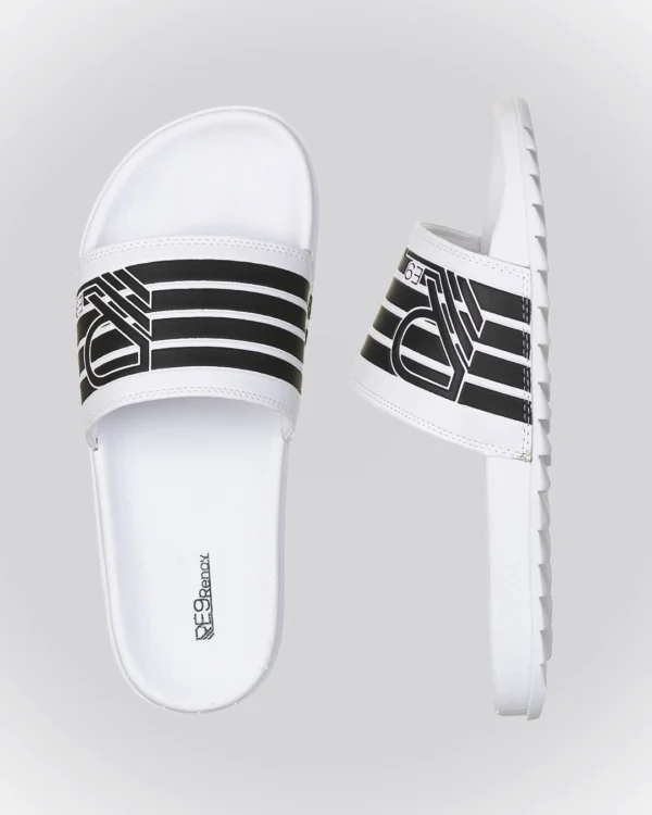 Chinelo Slide 4Listras Branco Renov - Image 2