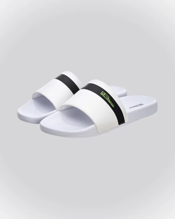 Chinelo Slide Branco Listra Renov - Image 2
