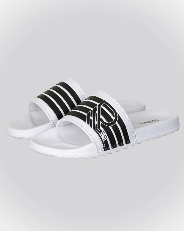 Chinelo Slide 4Listras Branco Renov - Image 3