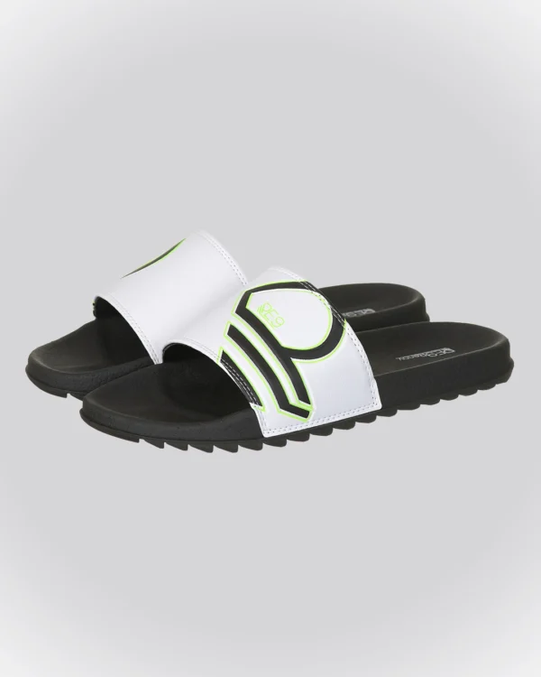 Chinelo Slide Preto/Branco R Lateral Renov - Image 3