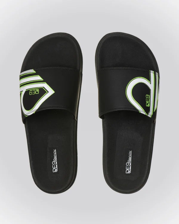 Chinelo Slide Preto R Lateral Renov