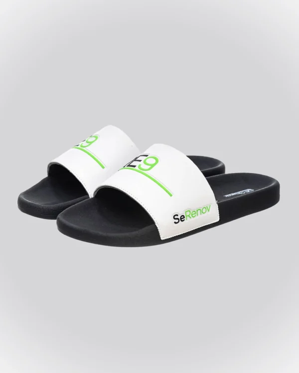 Chinelo Slide Preto/Branco RE9 Renov - Image 2