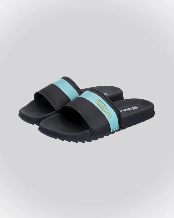 Chinelo Slide Preto Listra RE9 Infantil - Image 3