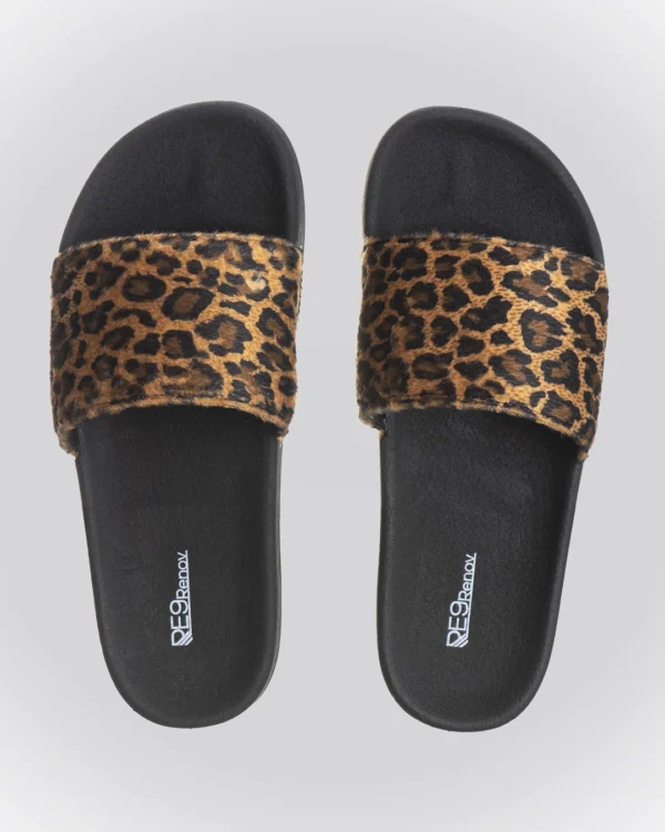 Chinelo Slide Preto Onça autenticidade com oque tem de melhor dentro de você