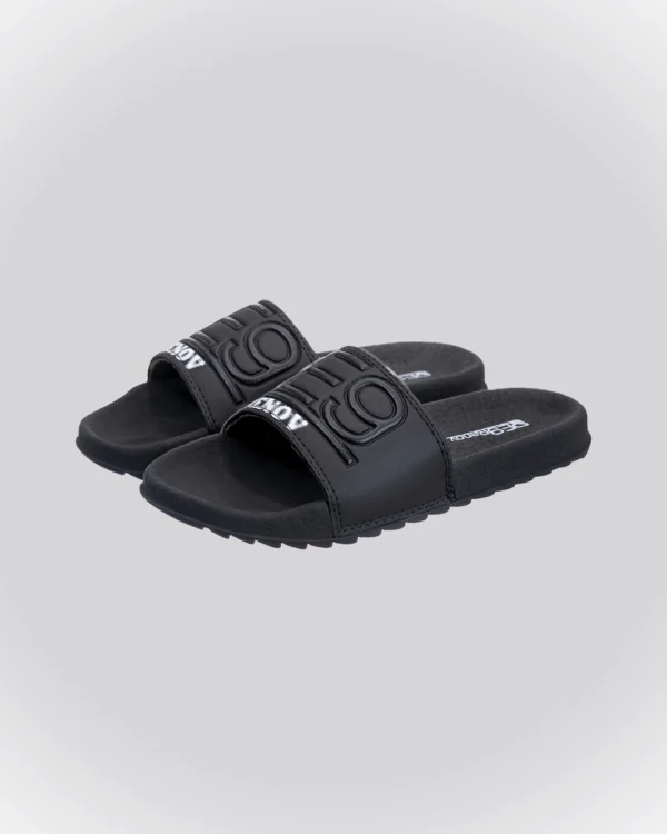 Chinelo Slide Preto RE9 Relevo Infantil - Image 3