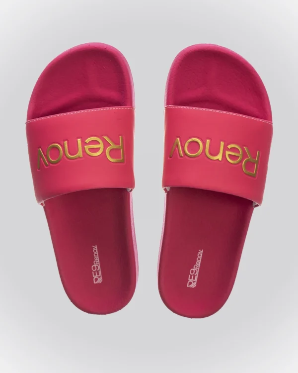 Chinelo Slide Rosa Renov seja renov