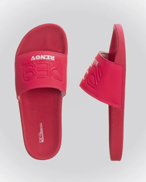 Chinelo Slide Rosa RE9 Relevo Renov - Image 2