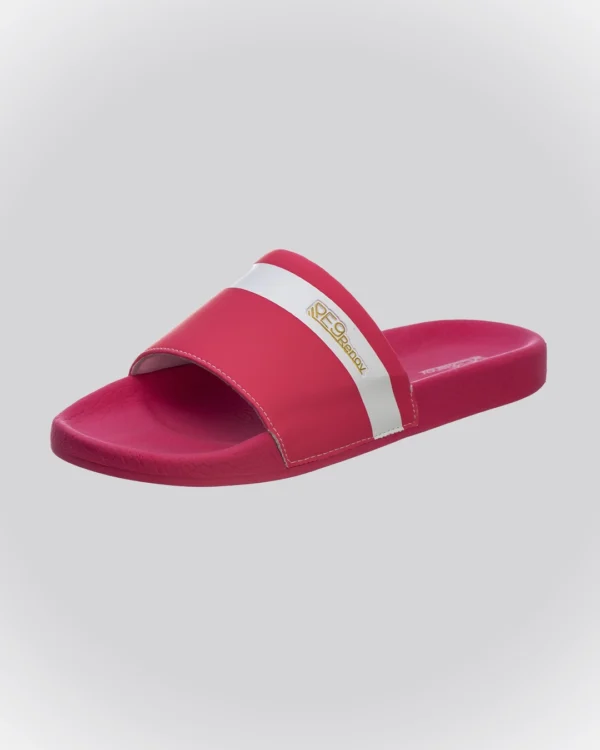 Chinelo Slide Rosa Listra Renov - Image 3