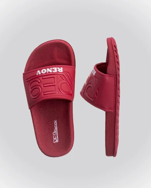Chinelo Slide Vermelho RE9 Relevo Infantil - Image 2