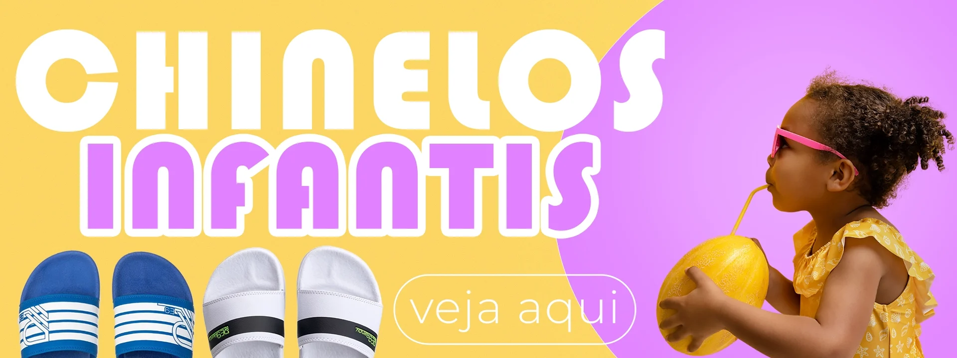 Banner chinelos Infantis re9